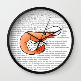 Bubba Gump Shrimp Wall Clock