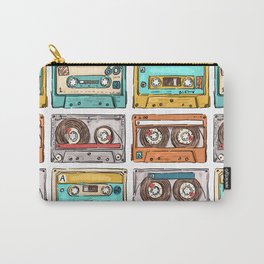 Vintage retro music tape cassette 1980s style disco Carry-All Pouch | 80S, Style, Illustration, Classic, Compactvintage, Pattern, Cassette, Retro, Player, Cassettetape 