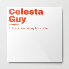 Celesta Guy - Celesta Metal Print | Orchestra, Piano, Jazz, Music, Lanquidity, Birthday, Band, Minimoog, Painting, Celesta 
