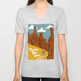 National Parks Print | Bryce Canyon National Park | Hoodoo You Love | Hiking V Neck T Shirt