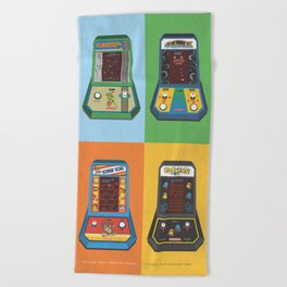 Batteries Not Included Coleco Mini Arcade Beach Towel