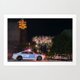 Fireworks x 12 Art Print