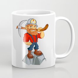 Prospector cartoon,miner funny Coffee Mug