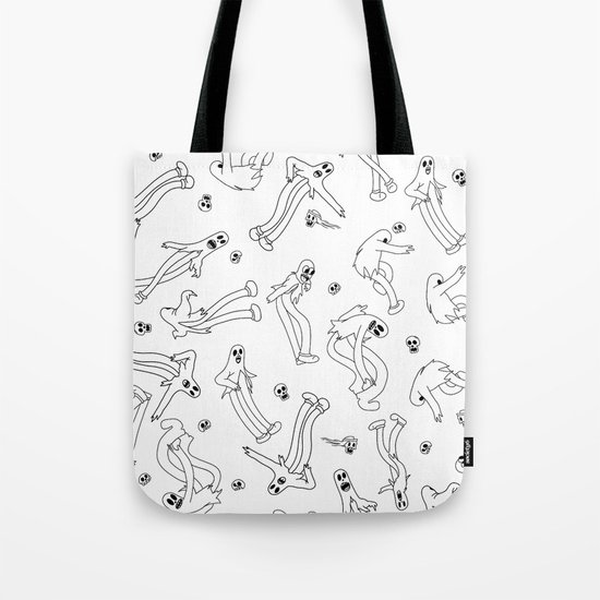 Koko The Clown Is A Ghost Two Tote Bag By Axelle1410 Society6