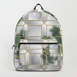 Art Deco Glass Partition Backpack