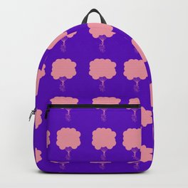 Pink Party Balloons Silhouette Backpack