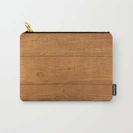 The Cabin Vintage Wood Grain Design Carry-All Pouch