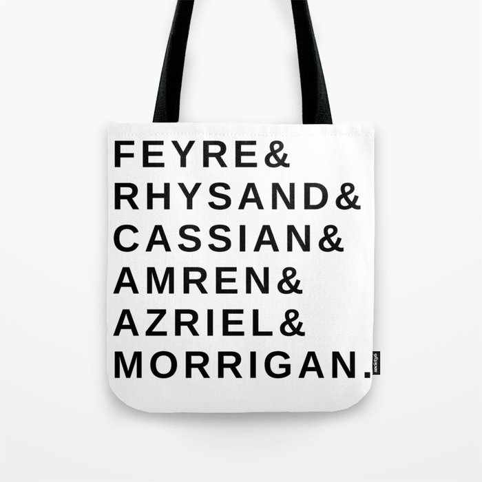 Night Court Names Tote Bag By Gradybunch830 Society6