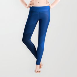 Abstraction in blue Leggings