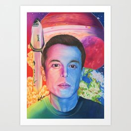 Elon Musk Art Prints For Any Decor Style Society6