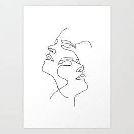 Abstract Face Art Prints for Any Decor Style | Society6