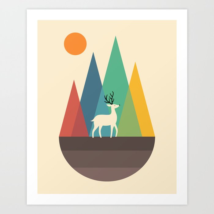 Discover the motif STEP OF AUTUMN by Andy Westface as a print at TOPPOSTER