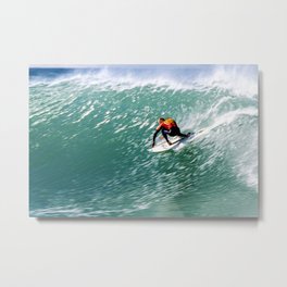 South Africa, Surfing atJeffrey's Bay Metal Print | Oneperson, Men, Color, Surfboard, Photo, Water, Surftravel, Surf, J Bay, Southerafrica 
