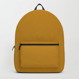 Best Seller Golden Mustard Solid Color Pairs w/ Sherwin Williams 2020 Trending Hue Auric Gold SW6692 Backpack