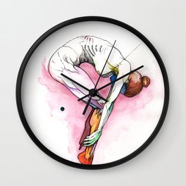 The Question, Ballet nude anatomy, NYC artist Wall Clock