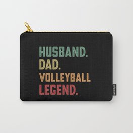Husband Dad Volleyball Legend sports Carry-All Pouch