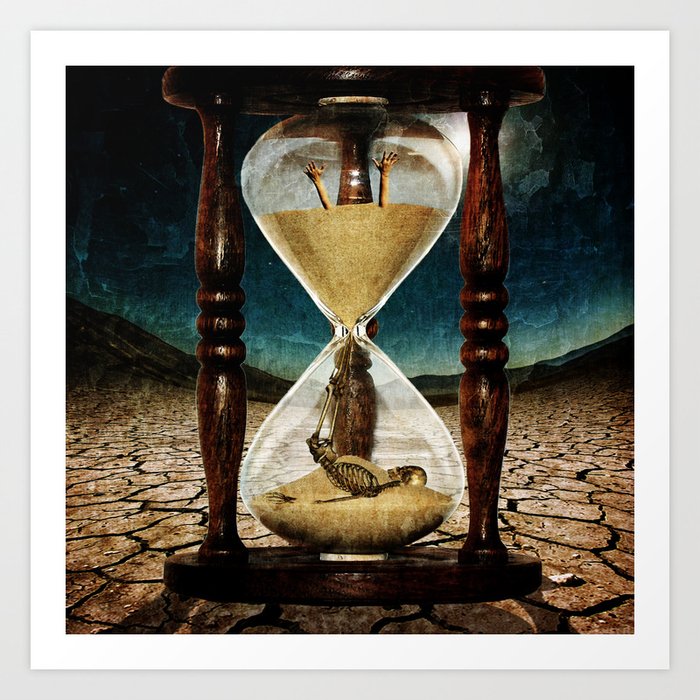 Sands of Time ... Memento Mori Art Print by marianvoicu | Society6
