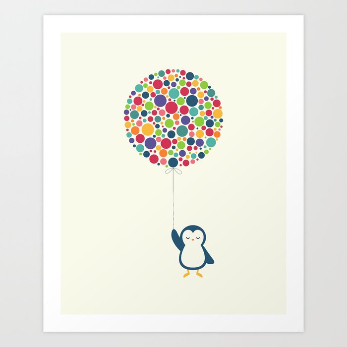 Discover the motif FLOAT IN THE AIR by Andy Westface as a print at TOPPOSTER