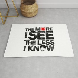 The more I see the less I know Rug