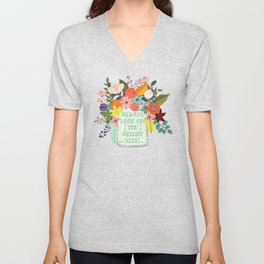 Always Look On The Bright Side V Neck T Shirt