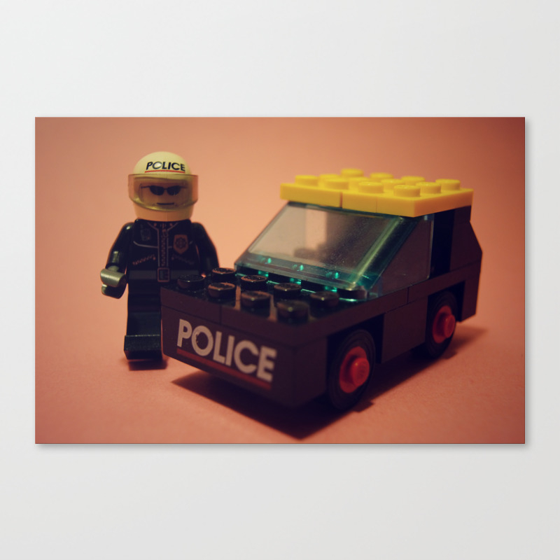 lego vintage police car