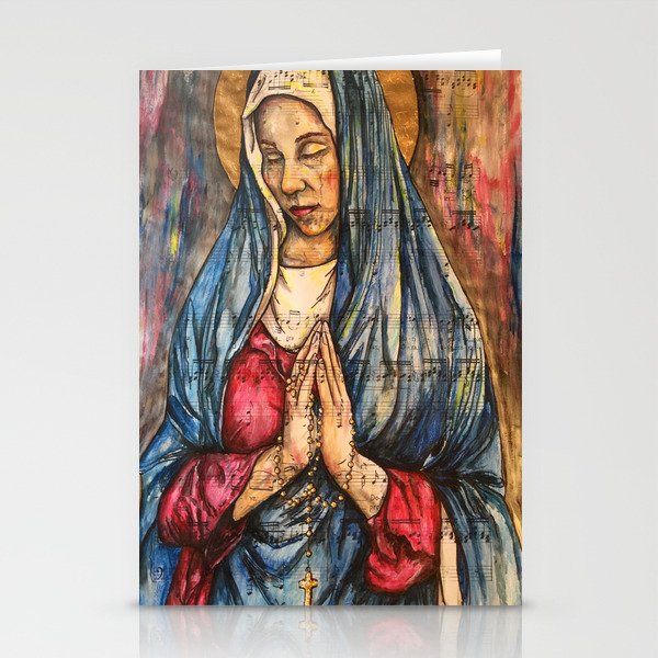 Ave Maria Stationery Cards By Edrucker Society6