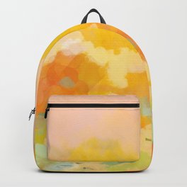 abstract spring sun Backpack