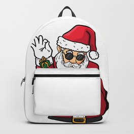 Christmas Santa cute Xmas Pajama Backpack