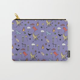 Hunger Game quality pattern  - purple version Carry-All Pouch