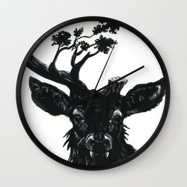 Fading Forests Wall Clock