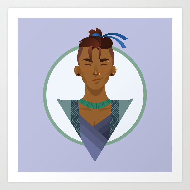 Critical Role The Mighty Nein Beau Art Print By Dylanbydoodles Society6