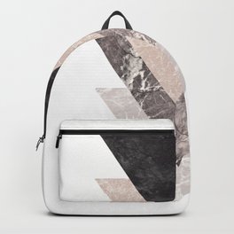 Geometric Shapes. Marble Triangles. Backpack