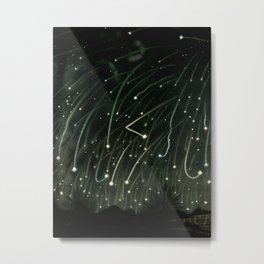 November Meteors by Etienne Leopold Trouvelot Metal Print