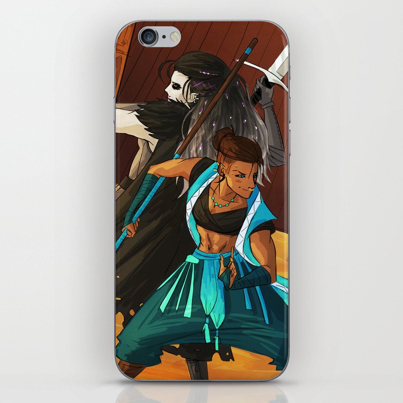 Beau And Yasha Painting Iphone Skin By Wisperr Society6