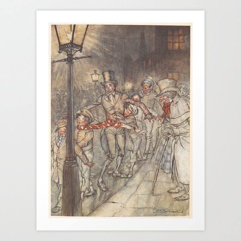 Arthur Rackham Dickens Christmas Carol 1915 Bob Cratchit In The Street Art Print By Ninboy Society6 Some images are hidden because they can no longer be found or have been removed by the file host. arthur rackham dickens christmas carol 1915 bob cratchit in the street art print by ninboy