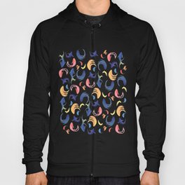 Multicolor fishes pattern Hoody