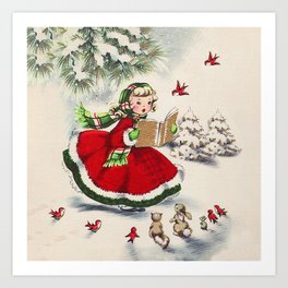 Vintage Christmas Art Prints For Any Decor Style Society6