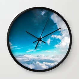 Clouds In The Sky Wall Clock