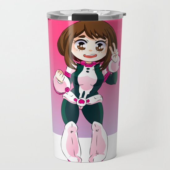 Uraraka Chibi Travel Mug By Zelmawonderland Society6