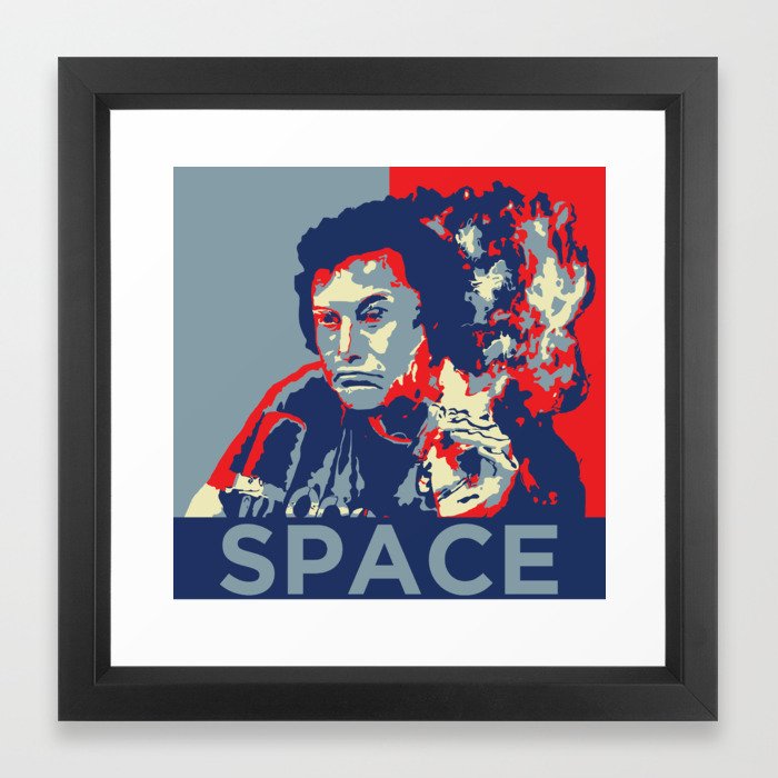 Elon Musk Space Poster Framed Art Print By Raulchirai Society6