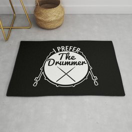 I Prefer The Drummer | Music Bands Rug