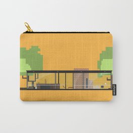 Iconic Houses - Glass House Carry-All Pouch
