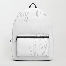 I'm Outnumbered By Tiny People Funny Mom Backpack