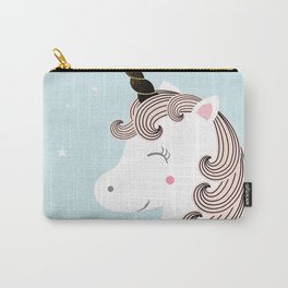 Unicorn and rainbow Carry-All Pouch