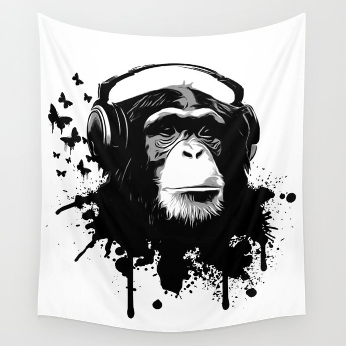 monkey tapestry