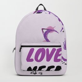 Love & Need Cats Backpack