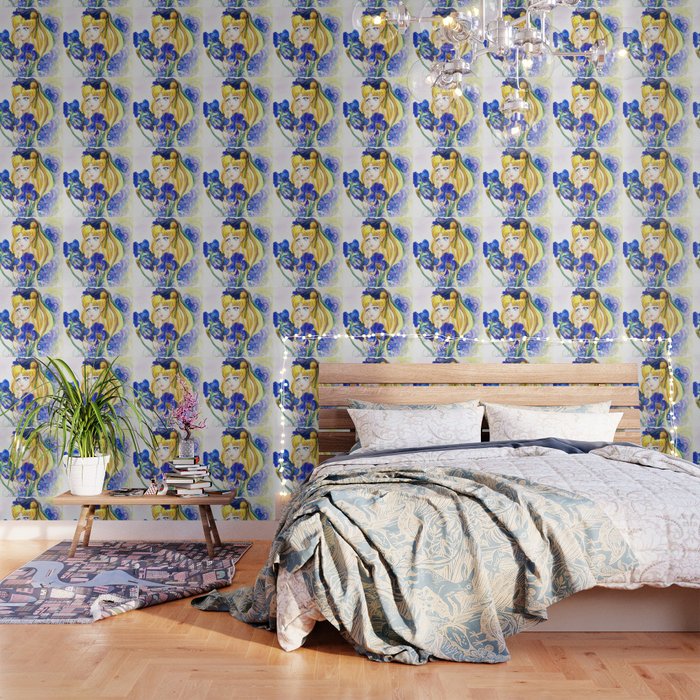 Sailor Moon The Blue Flower Wallpaper By Floxabia Society6