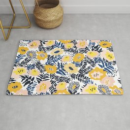 Happy life and fresh design: Summer greetings Rug