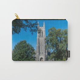 Front view of the Duke Chapel tower in early fall, Durham, North Carolina Carry-All Pouch