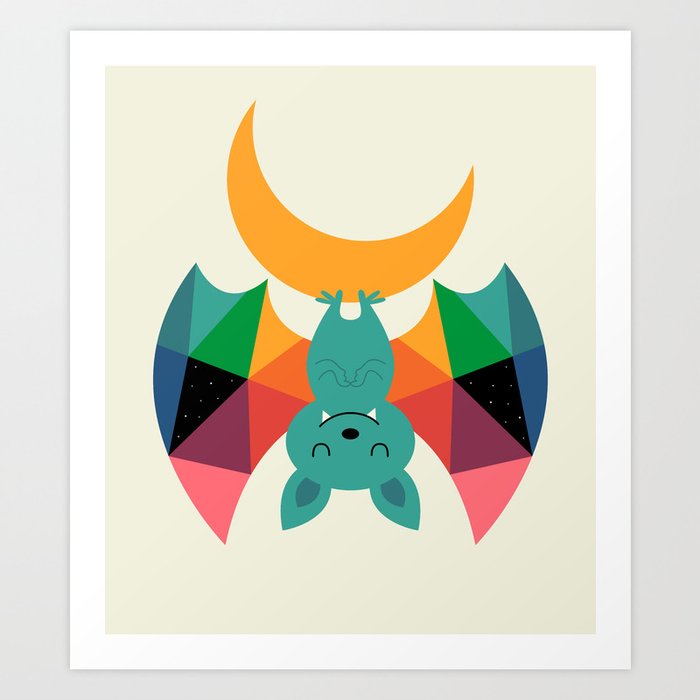 Discover the motif MOON CHILD by Andy Westface as a print at TOPPOSTER